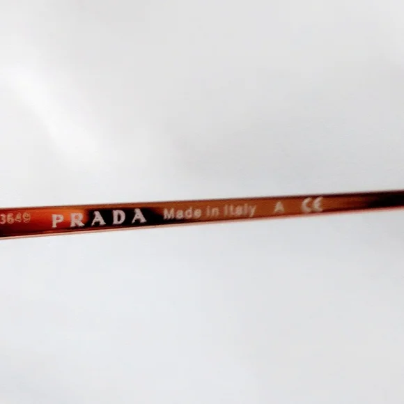 Prada Designer Hibiscus Rose Gold Sunglasses- PR 60US- NEW  display picture 3